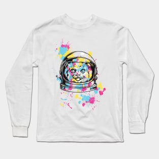 Astronaut Cat Long Sleeve T-Shirt